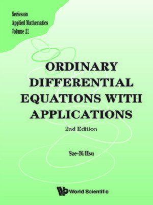 cover image of Ordinary Differential Equations With Applications ()